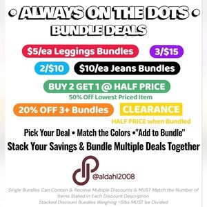 🟢🟣'ALWAYS ON THE DOTS' BUNDLE DEALS🔴🔵